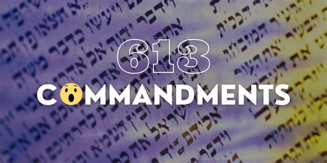I Read All 613 Commandments Heres My Takeaway