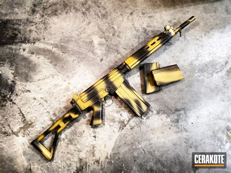 Rhodesian Camouflage Themed Cerakote On This Dsa Fal Paratrooper By