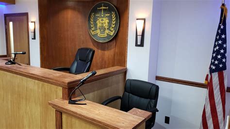 Courtroom Judge Desk