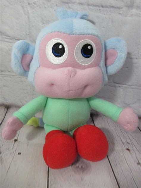 Dora The Explorer Plush Baby Boots Stuffed Animal Monkey Pal Green Pjs