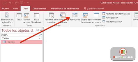 Microsoft Access Curso Básico 6 Clientes Desarrollando El Formulario