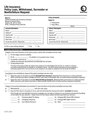 Maybe you would like to learn more about one of these? United Of Omaha Life Insurance Cash Surrender Form - Fill Online, Printable, Fillable, Blank ...