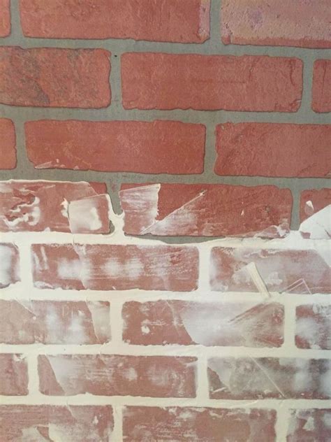 How To Make A Diy Faux Brick Accent Wall Tutorial With Whitewash