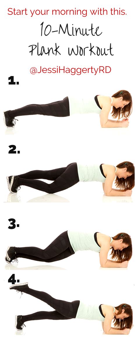 10 Minute Plank Workout — Jessi Haggerty Registered Dietitian