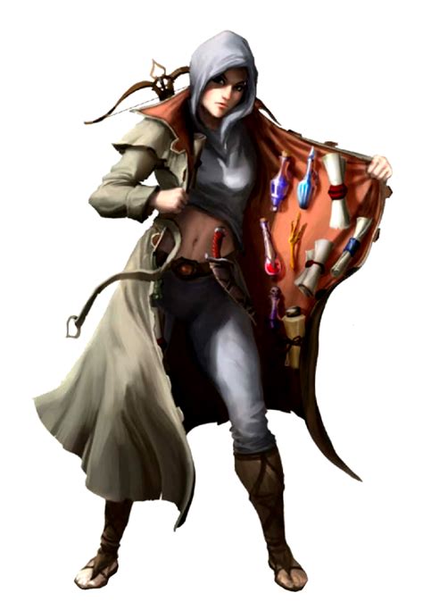 Female Human Merchant Rogue Smuggler Fence Pathfinder PFRPG DND D D D Fantasy Female