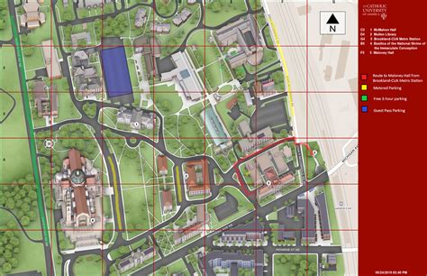 Catholic University Of America Campus Map Map