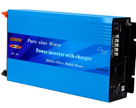 2000w Pure Sine Wave Power Inverter With Built In Charger And Auto