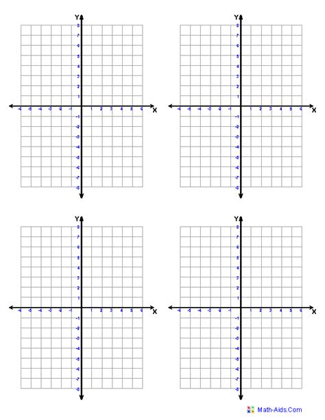 6 Best Printable Coordinate Picture Graphs Printableecom Blank Graph