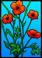 Red Poppies Public Domain Clipart - Free Clip Art