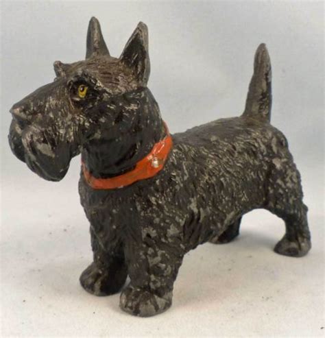 Old Vintage Antique Metal Scottish Terrier Scotty Dog Free Shipping