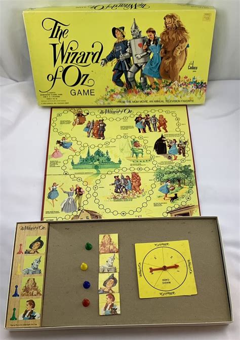 1974 Wizard Of Oz Board Game By Cadaco Complete In Good Condition Free