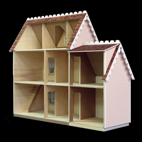 Wooden Dollhouse Kit 112 Scale Farmhouse Style Etsy