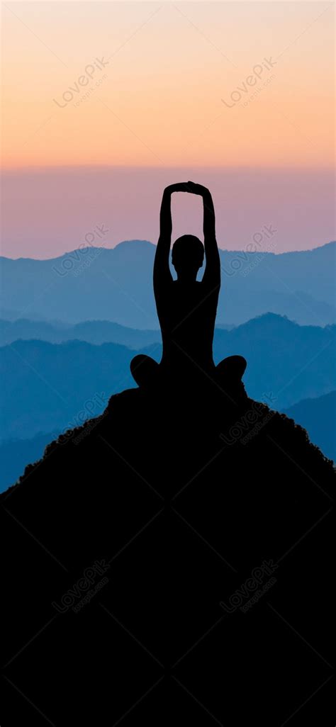 Hilltop Yoga Mobile Wallpaper Images Free Download On Lovepik 400338473