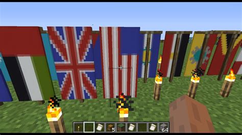 Minecraft Flag Banner Tutorial United States Of America Srpfc Youtube