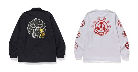 Anime And Streetwear Collide In The Bape X Naruto Collection Ungeek