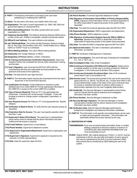 Dd Form 2875 Download Fillable Pdf Or Fill Online System Authorization