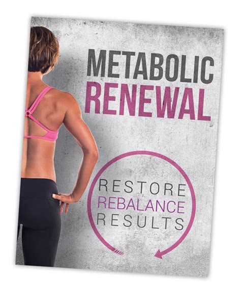Metabolic Renewal Workout Jade Teta Program For Women