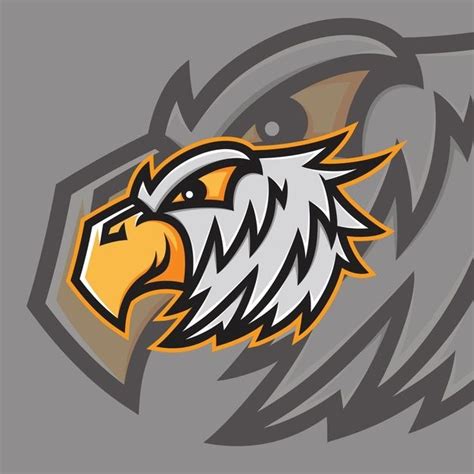 Eagle Mascot Esport Logo Eagle Mascot Sports Illustrations Design