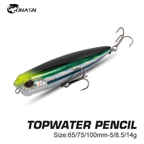 Onasn Realis Pencil Topwater Fishing Lures Mm Mm Floating Surface