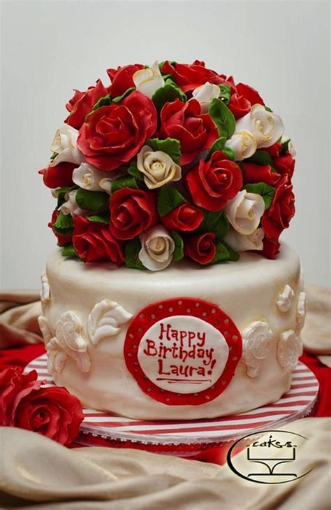 Details 74 Elegant Red Birthday Cake Best Vn