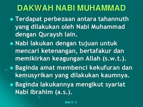 Wahyu Dakwah Nabi Muhammad Saw Di Makkah Dan Cabarannya