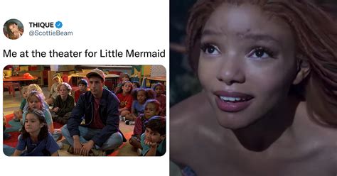 Fans React To Halle Bailey As The Little Mermaid 20 Tweets