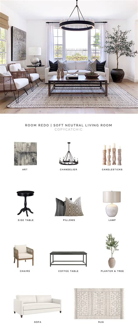 Room Redo Soft Neutral Living Room Copycatchic Neutral Living