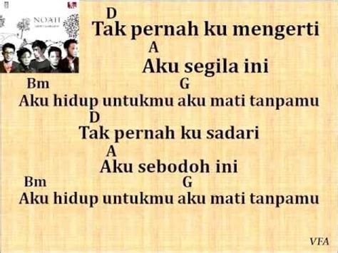 Check spelling or type a new query. Hidup Untukmu Mati Tanpamu Lirik Dan Chord Noah Pakvim