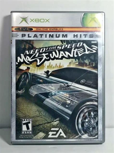 Need For Speed Most Wanted Microsoft Xbox Complete With Manual Cib Picclick
