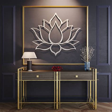 3165 x 3165 jpeg 1311 кб. Lotus Flower Metal Wall Art, Metal Flower Wall Art, Large ...