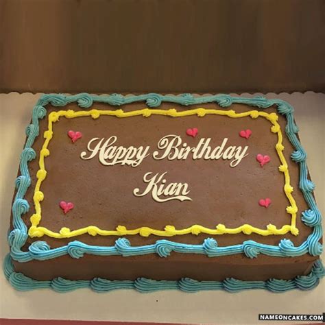 Happy Birthday Kian Cake Images
