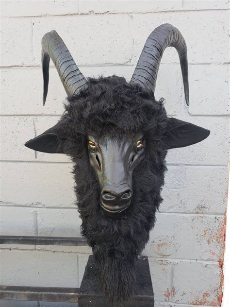 Black Phillip Goat Mask Etsy Canada