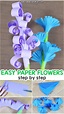 How to Make Easy Paper Flowers - Easy Peasy and Fun