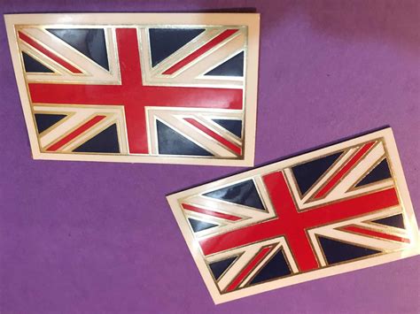 Union Jack Flag Decals Pair Sports And Classics