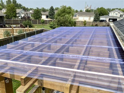 Plexiglass Roof For Pergola Builders Villa