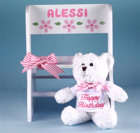 Customize a thoughful gift for baby to show your endless love. Personalized Baby Girl Gift-1st Birthday Step Stool