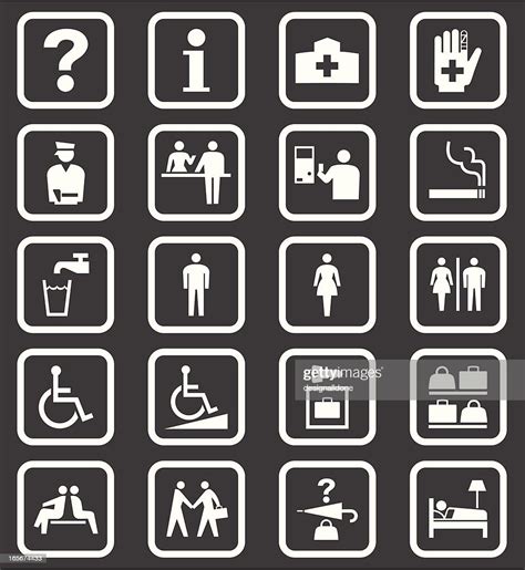 Simple Public Facilities Icons High Res Vector Graphic Getty Images