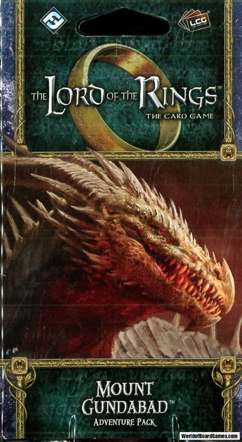 The Lord Of The Rings The Card Game Mount Gundabad Exp