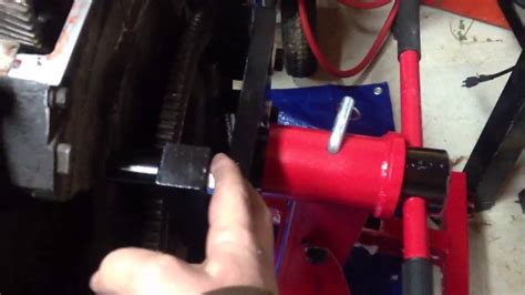 Putting A 60 Powerstroke On Engine Stand Youtube