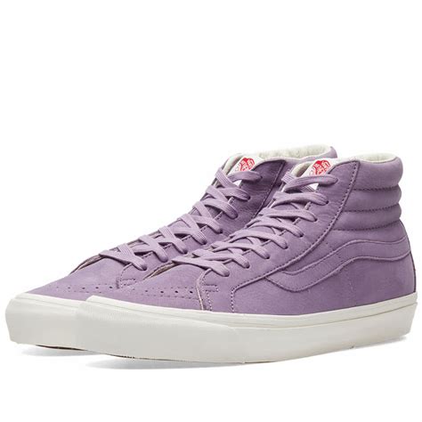 Vans Vault Og Sk8 Hi Lx Orchid Mist Nubuck End Us