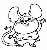 Coloring Mouse Preschool Cartoon Pages Printable Mice Drawing Kids Clipart Clip Cartoons Cliparts Ear Minnie Colouring Sheets Cute Color Pre sketch template
