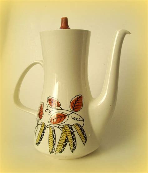 Mid Century 1960s Ceramic Coffee Pot Poole Pottery Coffee Pot Etsy