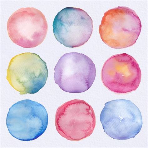 Download Watercolor Circles Collection For Free Watercolor Circles