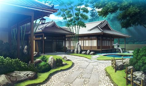 Mobile And Desktop Wallpaper Hd Scenery Background Anime House