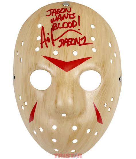 Ari Lehman Autographed Friday The 13th Jason Mask Inscribed Jason