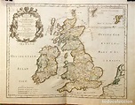 mapa s. xvii. año 1677. reino unido. inglaterra - Comprar Cartografía ...