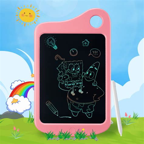 Lcd Writing Tablet 10 Inch Drawing Pad Colorful Screen Doodle Board