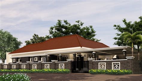 Desain Rumah Kampung Klasik Deagam Design