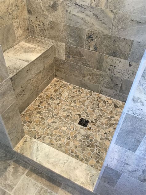 Today i am going to share you these handful of 0 gorgeous snapshots relating to the main topic of bathroom travertine tile design ideas. Master Bathroom Renovation by Tile with Style - Claros ...