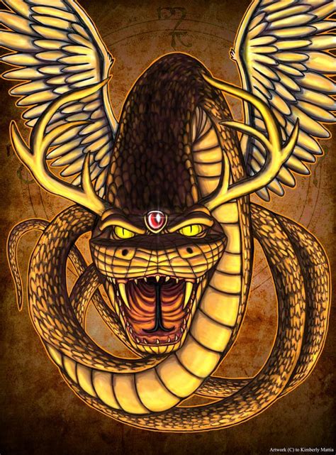 Uktena Or The Horned Serpent Appears In The Mythologies Of Many